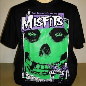 Misfits Skull Logo Punk Rock Band T-Shirt Size S M L XL 2XL 3XL New! XXL XXXL